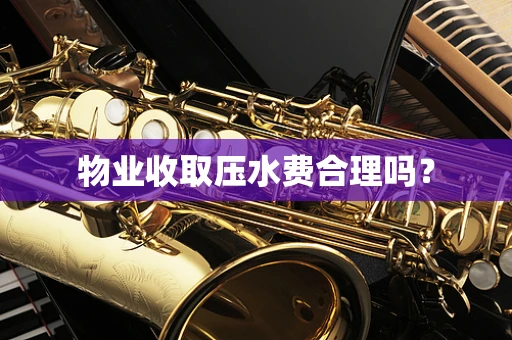 物业收取压水费合理吗？