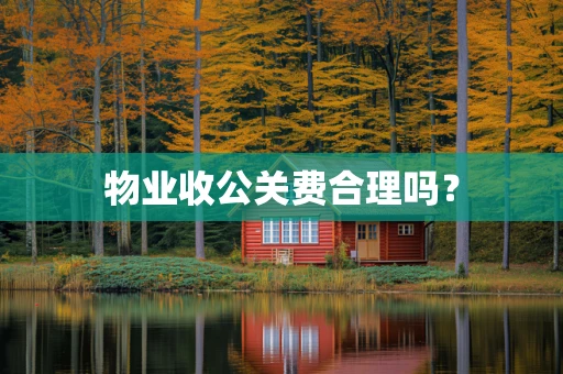 物业收公关费合理吗？