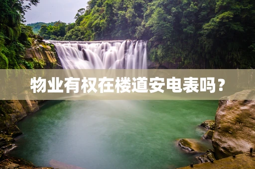 物业有权在楼道安电表吗？