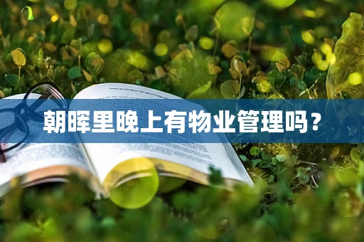 朝晖里晚上有物业管理吗？