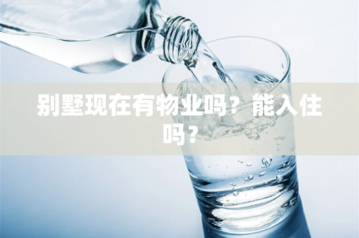 别墅现在有物业吗？能入住吗？