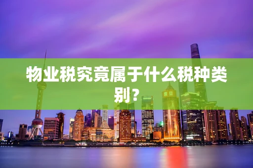 物业税究竟属于什么税种类别？