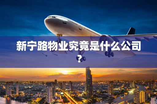 新宁路物业究竟是什么公司？
