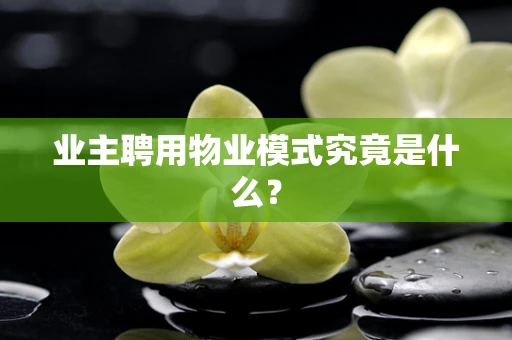 业主聘用物业模式究竟是什么？