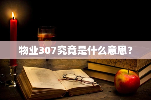 物业307究竟是什么意思？