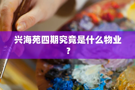 兴海苑四期究竟是什么物业？