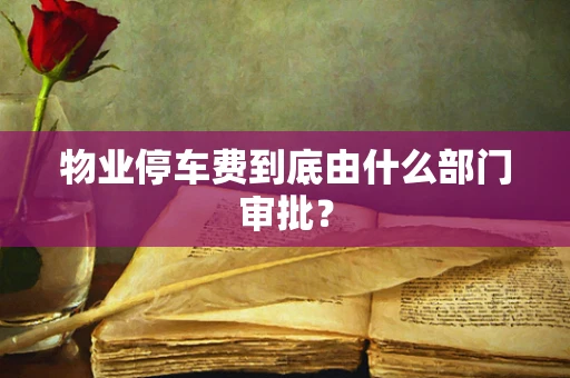 物业停车费到底由什么部门审批？