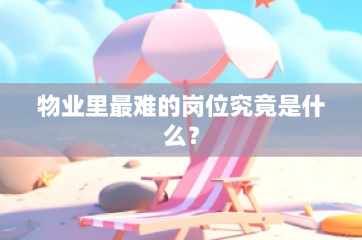 物业里最难的岗位究竟是什么？