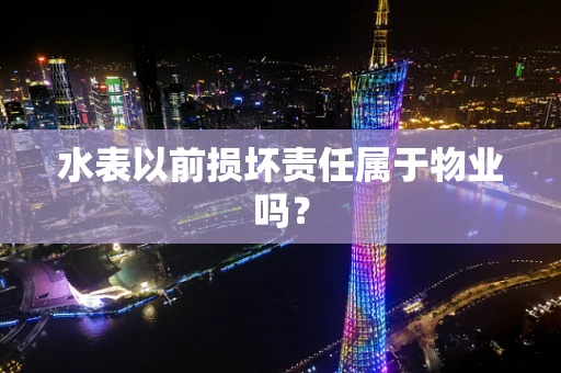 水表以前损坏责任属于物业吗？